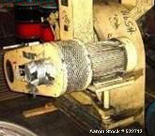 USED: Prater grinder/classifier mill, model CLM75, carbon steel construction. With approximate 9.5" x 9.5" feed opening into mill and 9.5" x 8" discharge from classifier. Swing open door for easy cle...