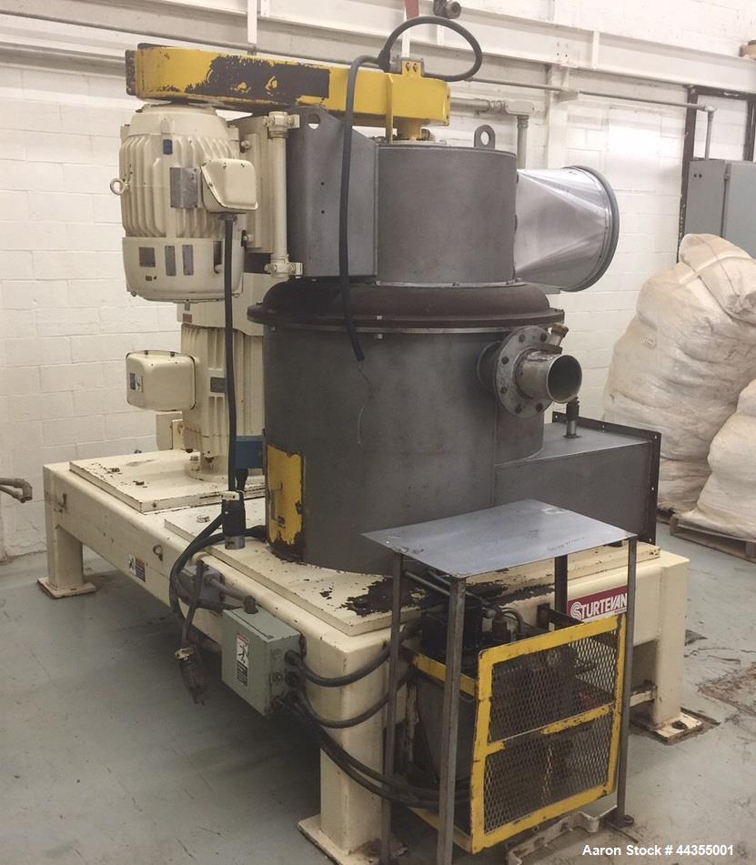 Used Stainless Steel Sturtevant Powderizer Model NSP-3