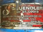 Used Gruendler Crusher & Pulverizer Axial Grinder/Hammer Mill, model “O”, carbon steel. Approximate 8