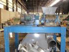 Used Hosokawa Micron Pulverizer, Model 3TH, stainless steel. Horizontal screw feeder with drive.