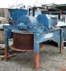 Used Hosokawa Micron Pulverizer, Model 4TH, Carbon Steel. Triple horizontal screw feeder with motor, 100 hp main drive, 3450 rpm rotor speed, triple horizontal screw feeder with .75 hp feeder drive, ...