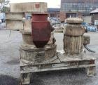Used Micron Systems Micropulverizer Separator, Model 60ACM. Maximum rotor rpm 3000, maximum separator rpm 1800, 125 hp Reliance electric motor main drive, 1780 rpm, 460V, top driven classifier with s...