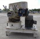 Used Mikro Air Classifying Mill, Model 60ACM, Carbon Steel. Approximate 30’’ diameter grinding chamber. Maximum rotor speed 3000 rpm, driven by a 100 hp, 3/60/460 volt, 1750 rpm motor. Top mounted se...