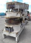 Used Mikro Air Classifying Mill, Model 60ACM, Carbon Steel. Approximate 30’’ diameter grinding chamber. Maximum rotor speed 3000 rpm, driven by a 100 hp, 3/60/460 volt, 1750 rpm motor. Top mounted se...