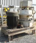 Used Micron Powder Systems Air Classifying Mill, Model 60ACM, Carbon Steel. Approximate 30’’ diameter grinding chamber. Maximum rotor speed 3000 rpm, driven by a 125hp, 3/60/460 volt, 1780 rpm motor....