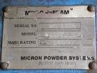 Used Micron Powder Systems Mikro Bantam Pulverizer Hammer Mill, Model 611072EX, 304 Stainless Steel. Approximate 5-1/4