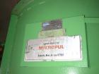 USED: Micron separator air classifier, MS-5H. Includes header assembly with pillow block assembly, outlet for fines, and motor base.Upper housing with inspection door and supports. Middle housing wit...