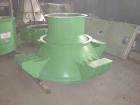 USED: Micron separator air classifier, MS-5H. Includes header assembly with pillow block assembly, outlet for fines, and motor base.Upper housing with inspection door and supports. Middle housing wit...