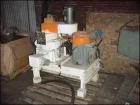 USED: Mikro Pulverizer model 10ACM, carbon steel construction.10 hp main drive, 230/460 volt, 3 phase, 3600 rpm XP 1 hp variablespeed classifier drive, 230/460 volt XP, 625-4000 rpm, 1/4 hp screwfeed...
