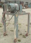 Used Mikro Pulverizer Hammer Mill, model 1SH, carbon steel. Approximate 8