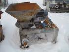 Used Mikro Pulverizer, Model 2DH, Carbon Steel. Rotor with (2) rows of swinging hammers. Dual screw feed driven by a 3/4 hp, 3/60/208-220/440 volt motor. Main drive is 15 hp, 3/60/208-220/440 volt mo...