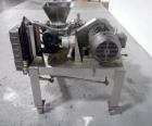 Used Mikro Pulverizer, Model 2DH. 316 Stainless steel construction, twin horizontal screw feeder with 0.5 hp drive, on stainless steel base with 20 hp 230/460 volt main drive, XP design, serial# 5930...