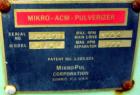 Used Mikro-ACM Pulverizer, Model 60 ACM CI, 304 Stainless Steel. 30
