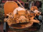 USED: Pulva Corp Pulverizer, model C, carbon steel. Double screw feed. Driven by a 3/4 hp motor. Main drive is a 40 hp, 230/460 volt motor. Base mounted.