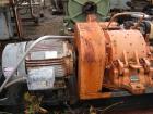 USED: Pulva Corp Pulverizer, model C, carbon steel. Double screw feed. Driven by a 3/4 hp motor. Main drive is a 40 hp, 230/460 volt motor. Base mounted.