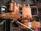 USED: Pulva Corp Pulverizer, model C, carbon steel. Double screw feed. Driven by a 3/4 hp motor. Main drive is a 40 hp, 230/460 volt motor. Base mounted.