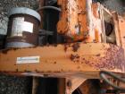 USED: Pulva Corp Pulverizer, model C, carbon steel. Double screw feed. Driven by a 3/4 hp motor. Main drive is a 40 hp, 230/460 volt motor. Base mounted.
