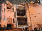 USED: Pulva Corp Pulverizer, model C, carbon steel. Double screw feed. Driven by a 3/4 hp motor. Main drive is a 40 hp, 230/460 volt motor. Base mounted.