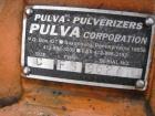 USED: Pulva Corp Pulverizer, model C, carbon steel. Double screw feed. Driven by a 3/4 hp motor. Main drive is a 40 hp, 230/460 volt motor. Base mounted.