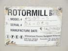 Used USED: Rotomill Model 500-5 300 HP Pulverizing Rotor. 
Includes RotorMill, model 4500-5, mfg 11/2004. 250 hp, 1784 rpm, 480 volt. 
Filter baghouse: Camcorp model 7BH8X56. 
Blower: Chicago size #I...