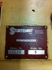 Used Stainless Steel Sturtevant Powderizer Model NSP-3