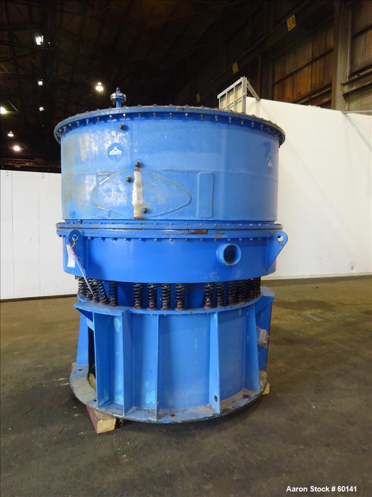Used Stainless Steel Sweco Vibro Energy Dry Grinding Mill, Model DM70-RC