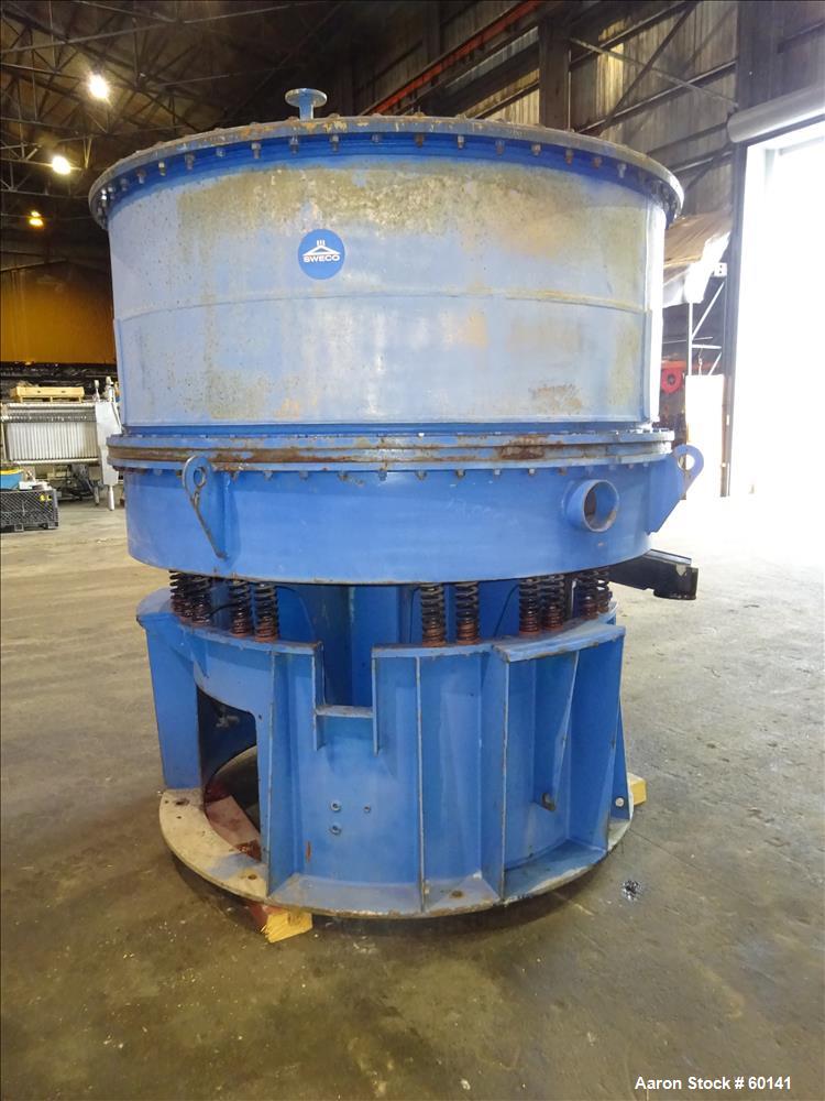 Used Stainless Steel Sweco Vibro Energy Dry Grinding Mill, Model DM70-RC