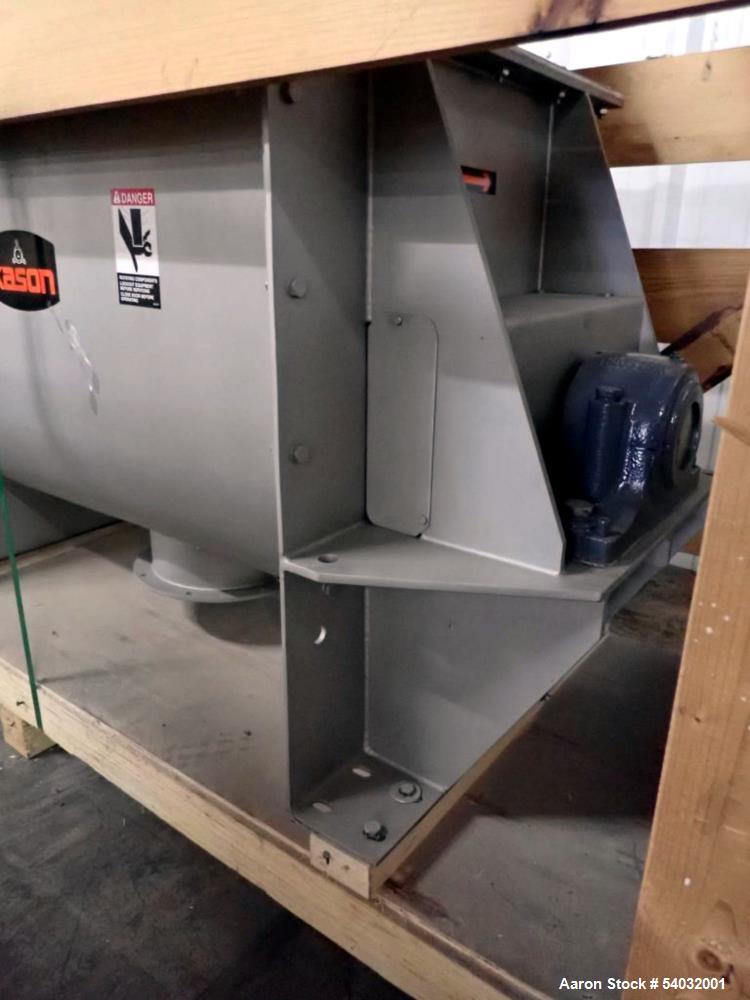 Used Kason Ribbon Blender, Stainless steel. Cat No. SEW Drive KA87DRN100L4/DH; Tag: 334848