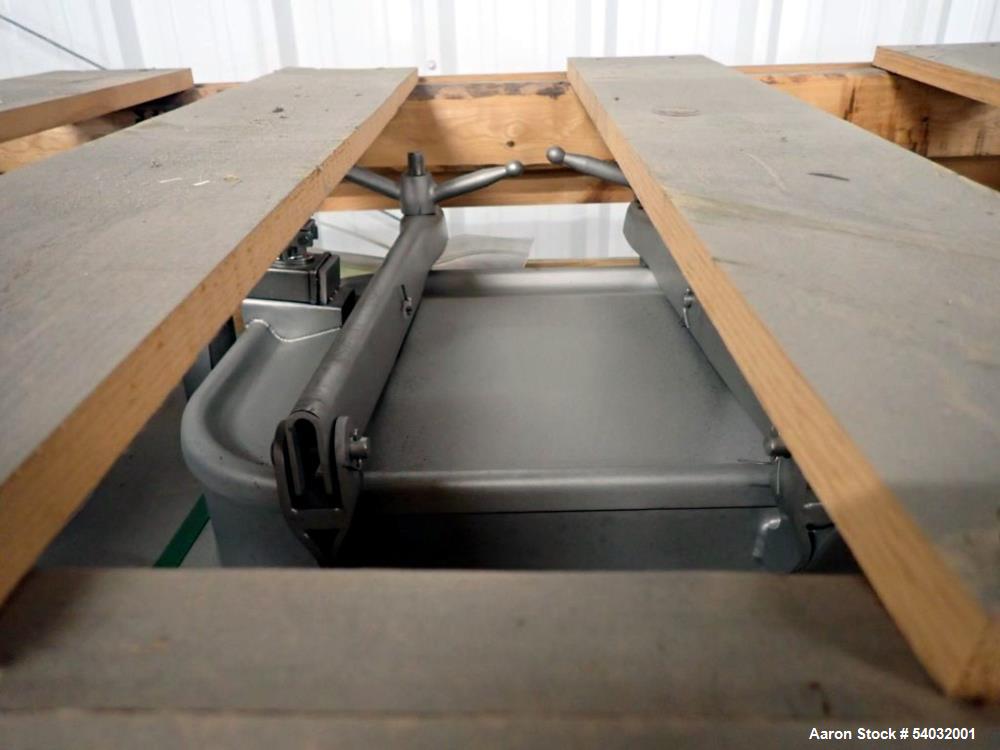 Used Kason Ribbon Blender, Stainless steel. Cat No. SEW Drive KA87DRN100L4/DH; Tag: 334848
