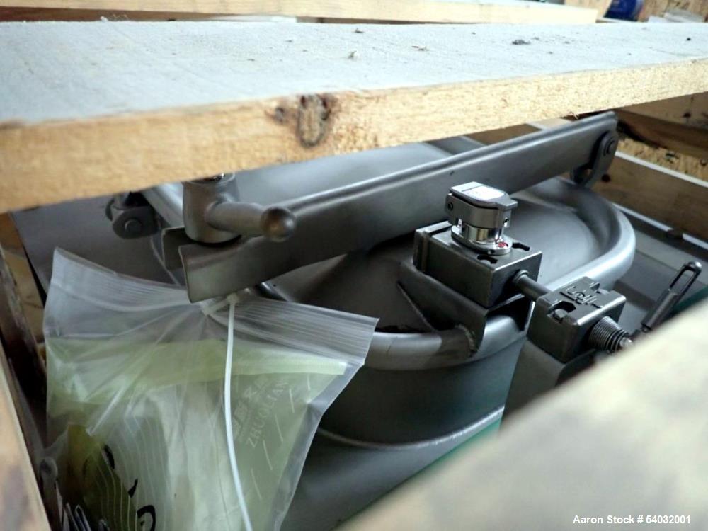 Used Kason Ribbon Blender, Stainless steel. Cat No. SEW Drive KA87DRN100L4/DH; Tag: 334848