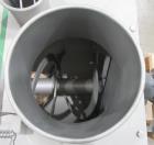 Used Kason Ribbon Blender, Stainless Steel. Driven by 4hp, 3/60/230/460 volt, 1763/15 rpm gear motor. Center bottom outlet.