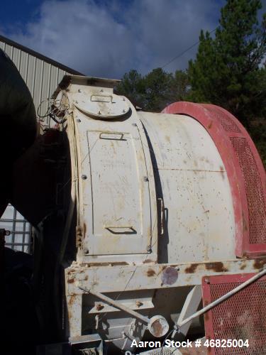Used- Continental Rollo-Mixer, Carbon Steel construction, Model 62-50. Nominal Capacity of 2 tons for product density of 90 ...