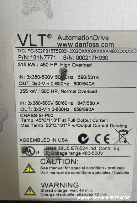Advanced Food Systems 2000 lb High Speed Batch Mixer