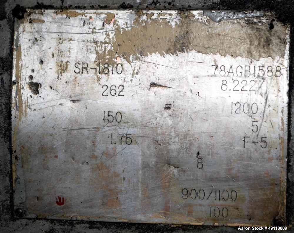 Used Farrel Banbury Mixer, Model 1D