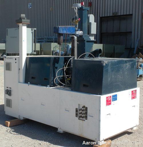 Used Farrel Laboratory Size Banbury Mixer, Model BR1600. Chamber net volume 1.6 liters (0.41 gallons), approximate compound capacity 1.2 kg (2.6 pounds). Jacketed stainless steel sides, rated 150 psi...