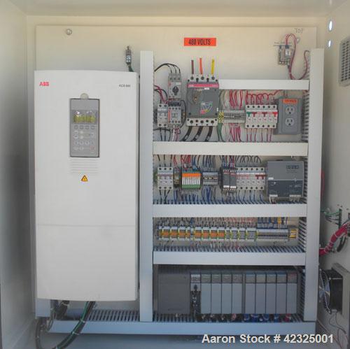 Used Farrel Laboratory Size Banbury Mixer, Model BR1600. Chamber net volume 1.6 liters (0.41 gallons), approximate compound capacity 1.2 kg (2.6 pounds). Jacketed stainless steel sides, rated 150 psi...