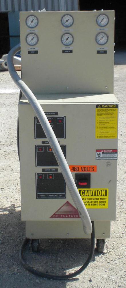 Used Farrel Laboratory Size Banbury Mixer, Model BR1600. Chamber net volume 1.6 liters (0.41 gallons), approximate compound capacity 1.2 kg (2.6 pounds). Jacketed stainless steel sides, rated 150 psi...
