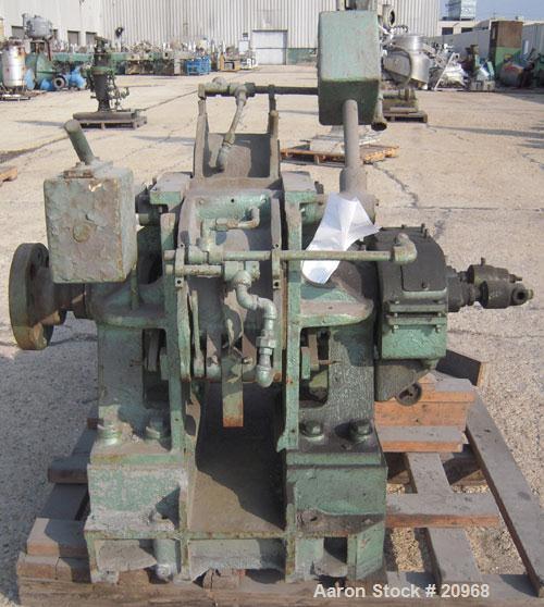 Used- Banbury Mixer, Model 00, Carbon Steel. Chrome plated steel rotor, body and ends. Capacity 5 pounds at 1.25 SP gravity,...