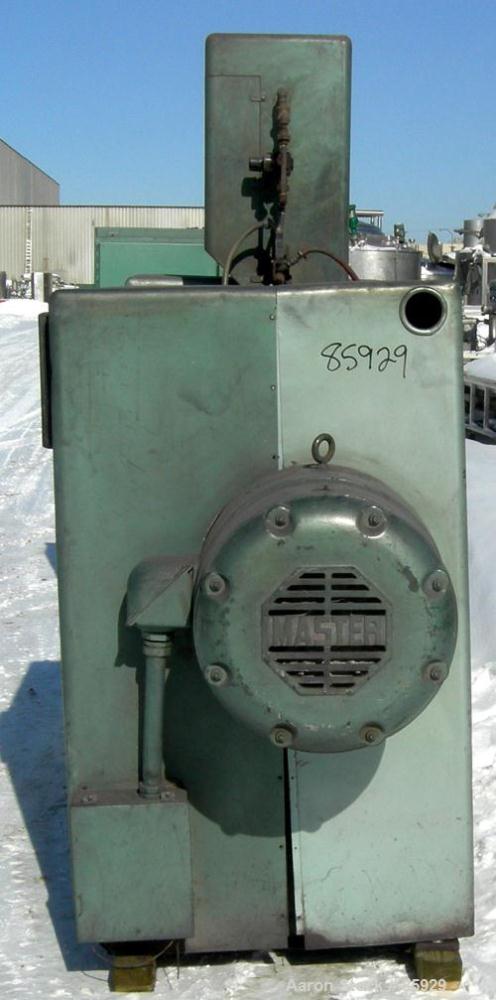 Used- Farrel Banbury Mixer, Model 00C. Jacketed chamber, drop door design, rated 150 PSI water or steam. Wing style cored ro...