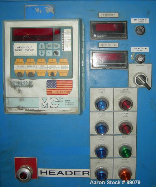 Used Farrel Banbury Mixer, Model F80