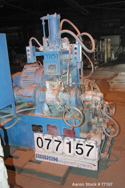 Used: Moriyama dispersion mixer, batch mixer/compounder, type D3-7.5. 3 liter mi