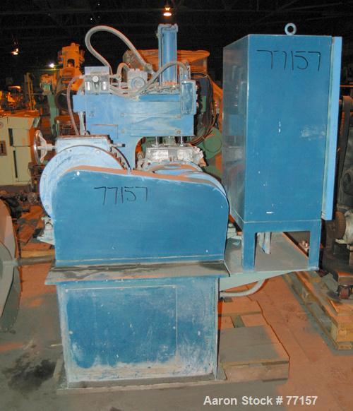 Used: Moriyama dispersion mixer, batch mixer/compounder, type D3-7.5. 3 liter mi