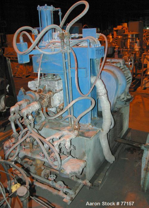 Used: Moriyama dispersion mixer, batch mixer/compounder, type D3-7.5. 3 liter mi