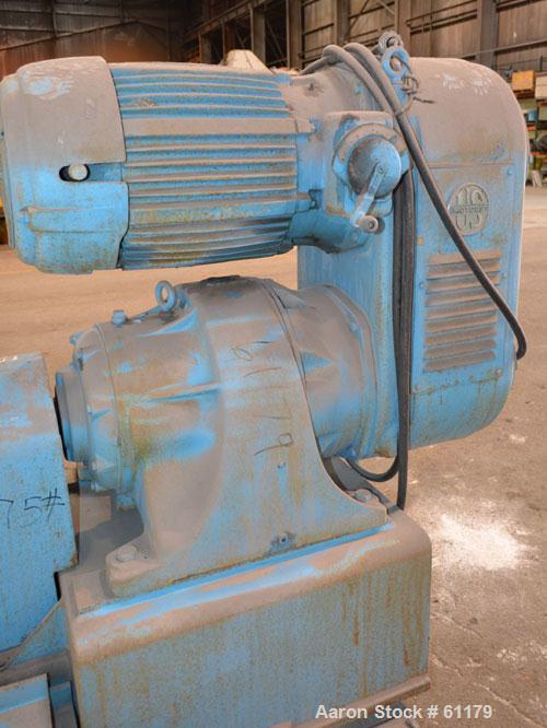 Used- Teledyne Readco 5" High Intensity Batch Mixer Compounder, 100 Cubic Inch (0.43 gallon), 304 Stainless Steel. Jacketed ...