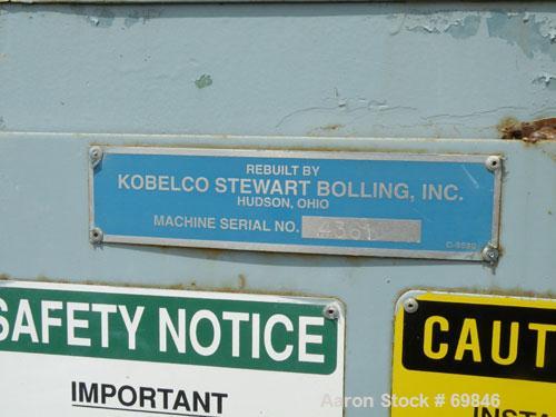 Used Carbon Steel Stewart Bolling Spiral Flow Banbury Style Mixer, Model "00"
