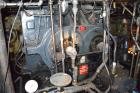 Used Farrel Banbury Mixer, Model 9D. Approximate chamber gross volume 182 liters (48 gallons, 11,120 cubic inches), approximate compound capacity 390 pounds. Jacketed chrome plated sides and door top...