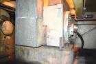 Used Farrel Banbury Mixer, Model 9D. Approximate chamber gross volume 182 liters (48 gallons, 11,120 cubic inches), approximate compound capacity 390 pounds. Jacketed chrome plated sides and door top...