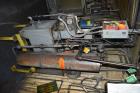 Used Farrel Banbury Mixer, Model 9D. Approximate chamber gross volume 182 liters (48 gallons, 11,120 cubic inches), approximate compound capacity 390 pounds. Jacketed chrome plated sides and door top...