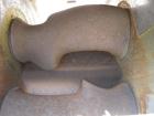 Used Banbury Mixer, Model 00, Carbon Steel. Chrome plated steel rotor, body and ends. Capacity 5 pounds at 1.25 SP gravity, cored rotors and bowl. Flat style floating weight. Side open swing doors (2...