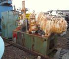 Used Farrel-Birmingham Banbury Mixer,  Model B, Carbon Steel. 2.6 pound capacity, side open design. Air operated feed ram with flat style floating weight. Two wing rotor. 4 speed drive. Driven by a 2...